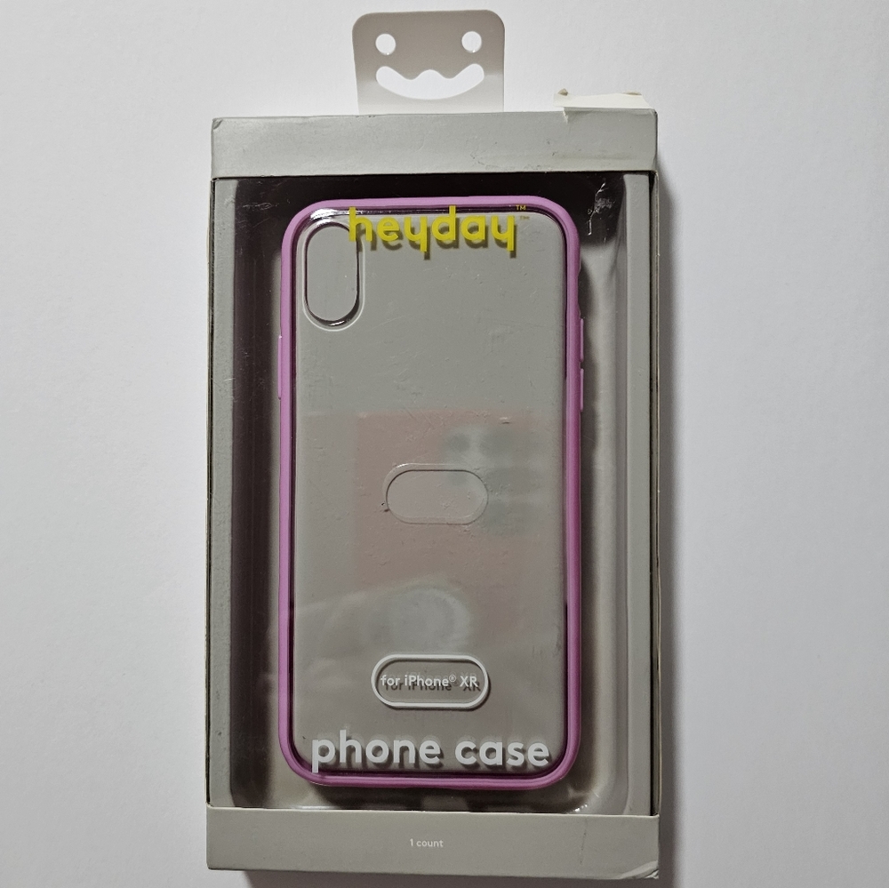 iPhone XR - Heyday HardShell Case (PINK/CLEAR) - OPEN BOX